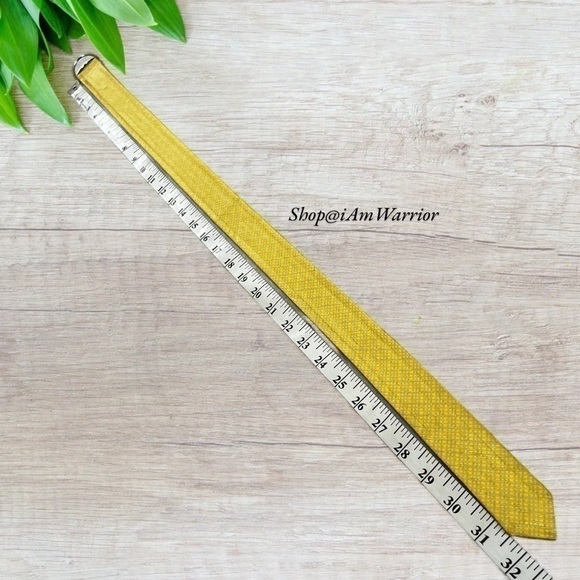 Reversible yellow & gray lattice d-ring adjustable belt *shop@iamwarrior